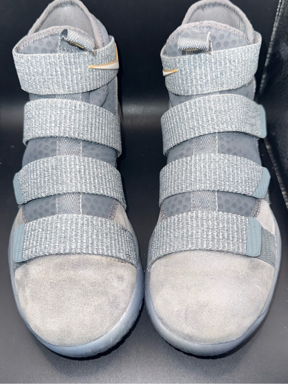 Size 8 - Nike LeBron Soldier 11 Cool Grey, 897644-010, Very Clean, No Box, Great